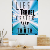 Poster Les mensonges se déplacent plus vite que la vérité (Cuisine)