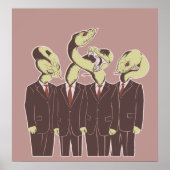 Poster Les menteurs à long ton (Devant)