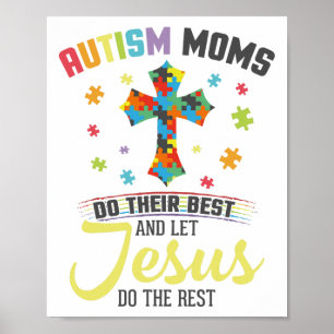 Poster Les mères chrétiennes d'autisme font de leur mieux