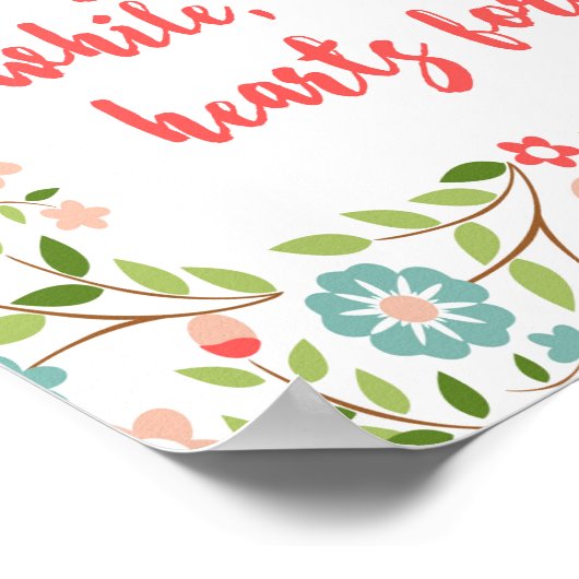 Poster Les Mères Tiennent Leur Citation D'Enfants (Coin)