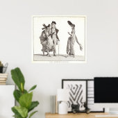 Poster Les Merveilleuses Mode française antique (Bureau à domicile)