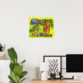 Poster Les messagers d'Oro - Paul Gauguin Imprimer (Bureau à domicile)