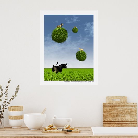 Poster Les migrantes - Les migrants (Cuisine)