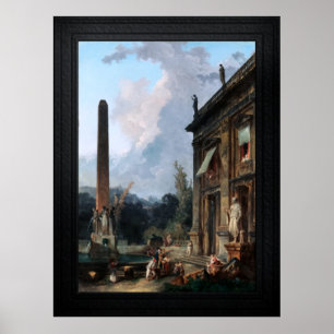 Poster Les ministres errants par Hubert Robert