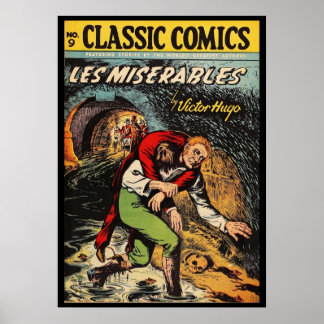Poster Les Miserables Victor Hugo Couverture de la bande