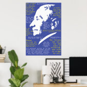 Poster Les Mises Quotables (Bureau à domicile)