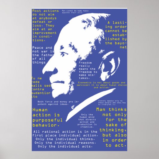 Poster Les Mises Quotables (Devant)