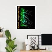 Poster Les Mitochondries hurlent (Bureau à domicile)