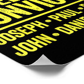 Poster Les modèles sont des condamnés joseph paul peter j (Coin)