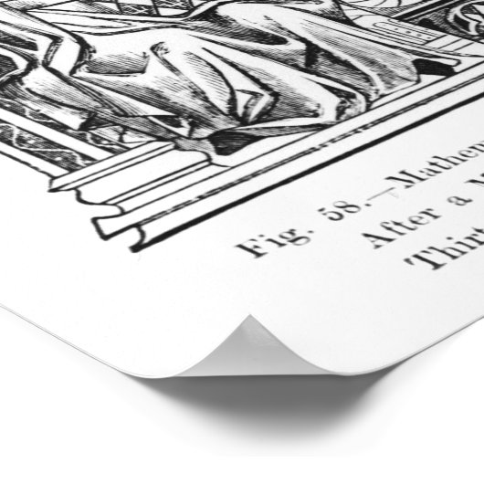 Poster Les moines mathématiciens : un enseignant au Globe (Coin)