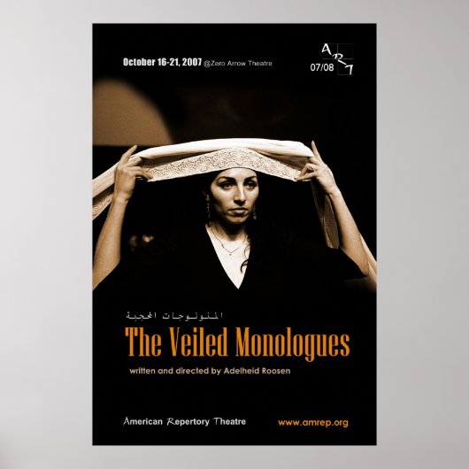POSTER LES MONOLOGUES VÉILLÉS (Devant)