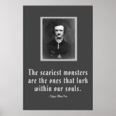 Poster Les Monstres les plus effrayants Edgar Allan Poe P (Devant)