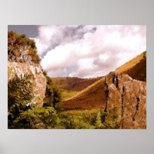 POSTER LES MONTAGNES (Devant)