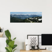 Poster Les montagnes appellent (Bureau à domicile)