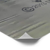 Poster Les Montagnes Au Bord Du Lac (Coin)