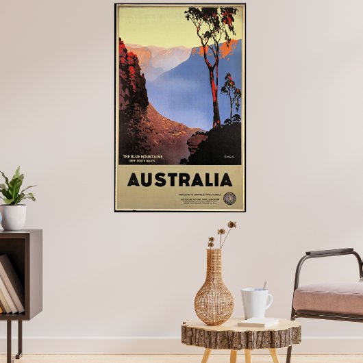 Poster Les Montagnes Bleues, Australie, (Salon 3)