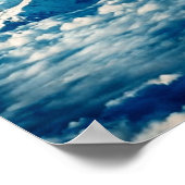 Poster Les montagnes de l'Himalaya avec un texte (Coin)