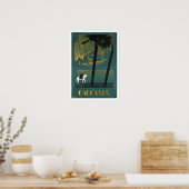 Poster Les montagnes du Caucase vintage (Cuisine)