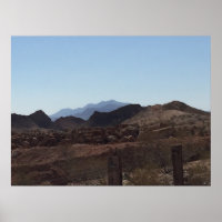 Les montagnes du désert du Nevada