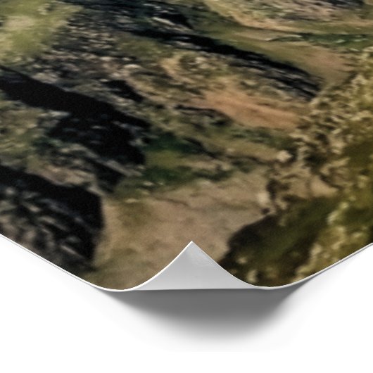 POSTER LES MONTAGNES SOIGNÉES (Coin)