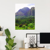 Poster Les monts Koolau (Bureau à domicile)