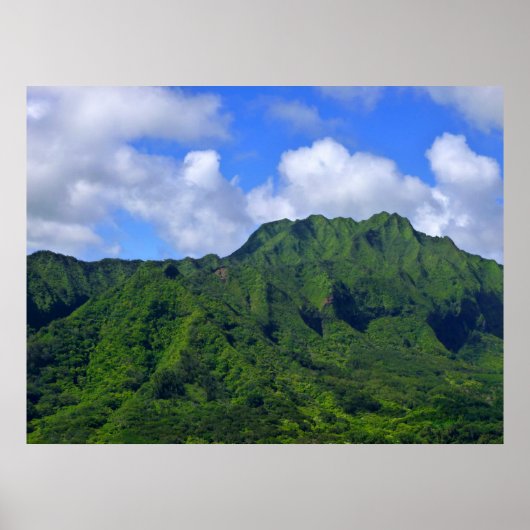 Poster Les monts Koolau (Devant)