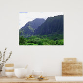 Poster Les monts Koolau (Cuisine)