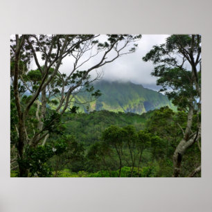 Poster Les monts Koolau