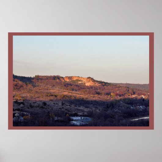 Poster Les monts Pocono (Devant)