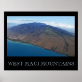 Poster Les monts West Maui (Devant)