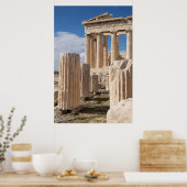 Poster Les monuments | Acropole du Parthénon Athènes Grèc (Cuisine)