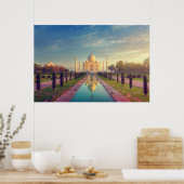 Poster Les monuments | Couleurs du Taj Mahal (Cuisine)