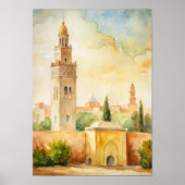 Poster Les monuments de la ville de Meknès (Devant)