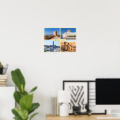 Poster Les monuments du Sultanat d'Oman (Bureau à domicile)