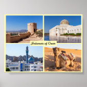 Poster Les monuments du Sultanat d'Oman (Devant)