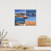 Poster Les monuments du Sultanat d'Oman (Cuisine)