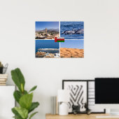 Poster Les monuments du Sultanat d'Oman (Bureau à domicile)