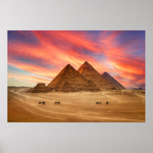 Poster Les monuments   Les grandes pyramides