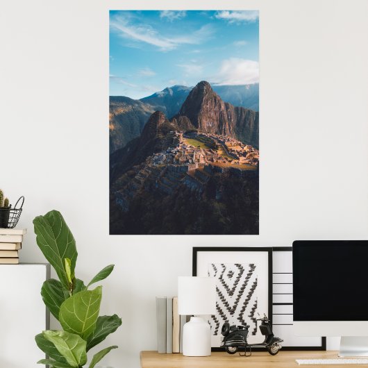Poster Les monuments | Machu Picchu, Pérou (Bureau à domicile)