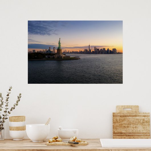 Poster Les monuments | Statue de la Liberté NYC (Cuisine)