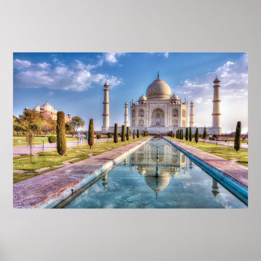 Poster Les monuments | Taj Mahal Sunrise (Devant)