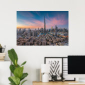 Poster Les monuments | Ville de Dubaï (Bureau à domicile)