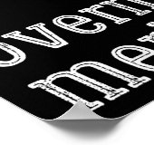 Poster Les Morons dirigent l'Amérique contre Trump (Coin)