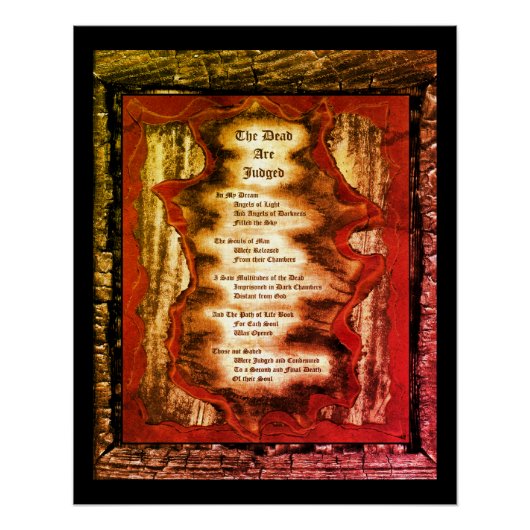 Poster Les morts sont jugés (Devant)
