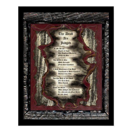 Poster Les morts sont jugés (Devant)