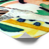 Poster Les mosaïques du parc Guell de Gaudi (Coin)