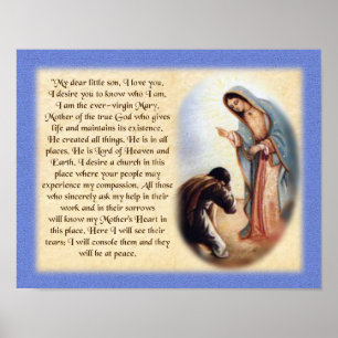 Poster Les mots de notre Madame de Guadalupe