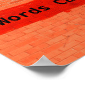 Poster "Les mots peuvent faire mal" (Coin)