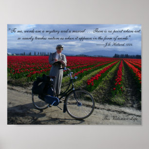 Poster Les mots sont une merveille—citation d'écriture vi