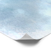 Poster Les Mouettes De Casers Dans L'Aquarelle Cerulean D (Coin)